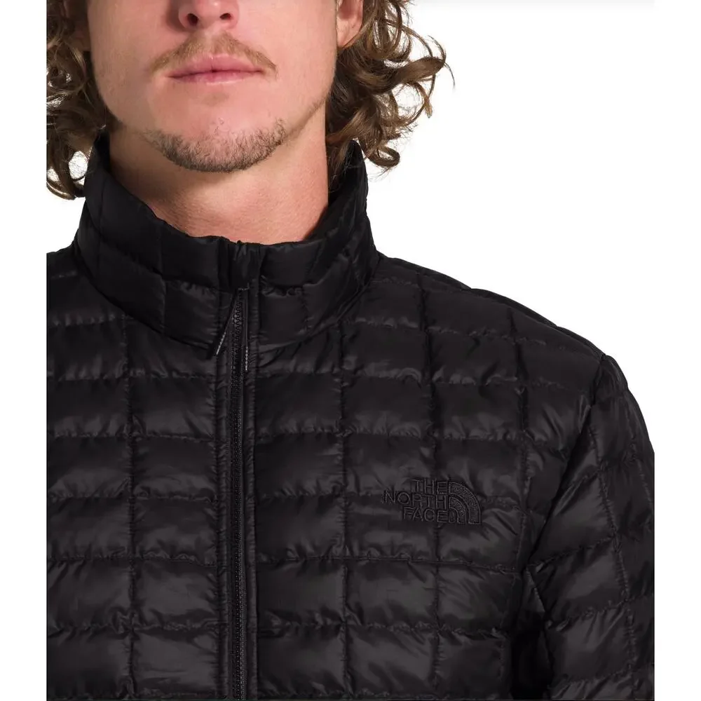 The North Face Jacket Men Large Black Eco ThermoBall Puffer Matte Outdoor Travel